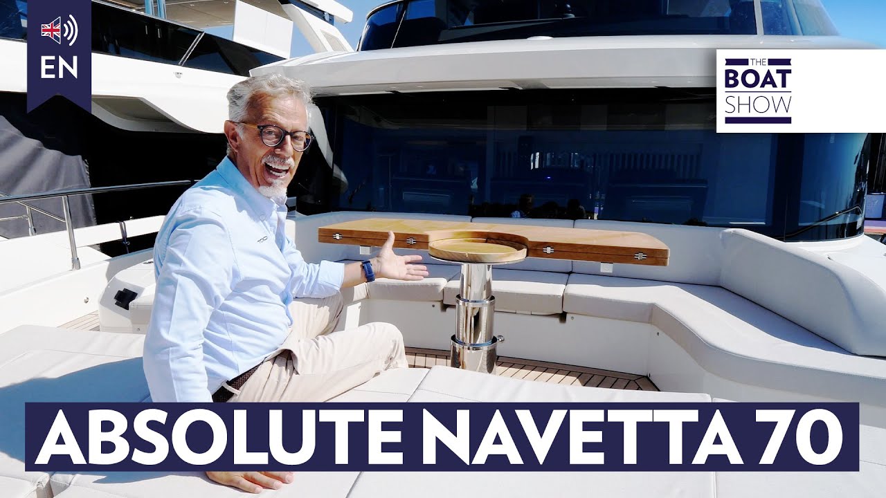 [ENG] ABSOLUTE YACHTS NAVETTA 70 - Yacht Tour and Sea Trial - The Boat Show