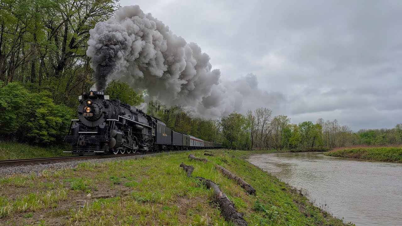 NKP 765 with Steam in the Valley 2025