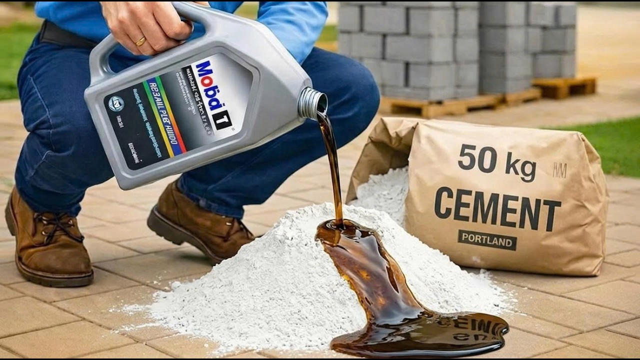 Смешайте моторное масло с цементом и заработайте доллары! Большинство людей никогда не узнают, что п