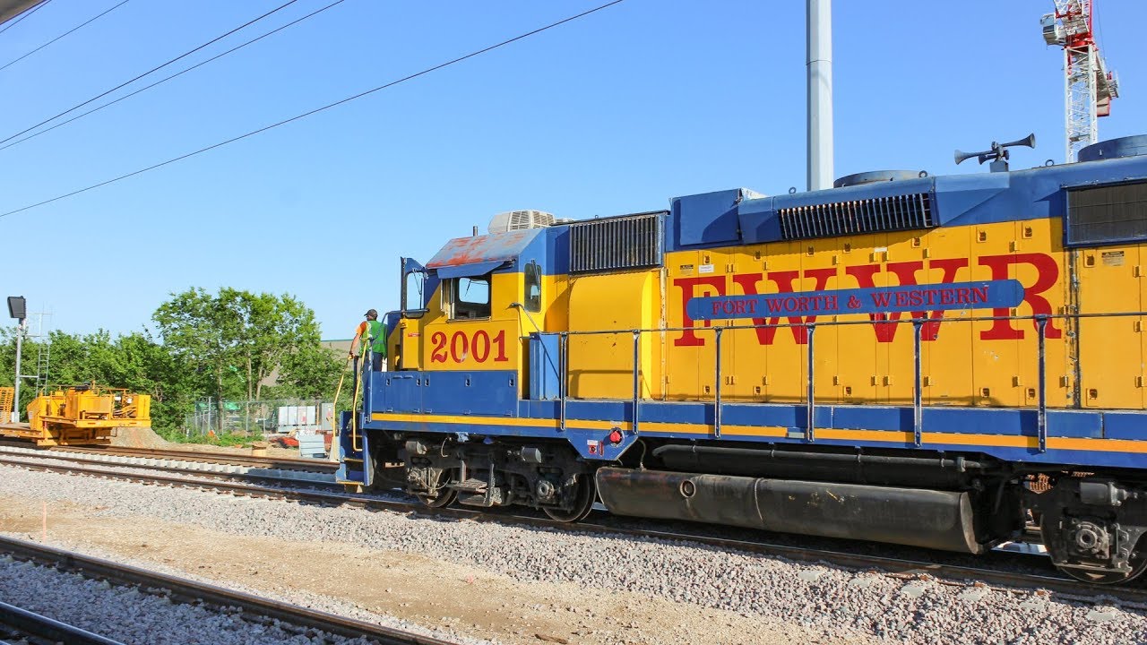 Grapevine Vintage Railroad on 5/6/18 with FWWR power // Trinity Rail Productions