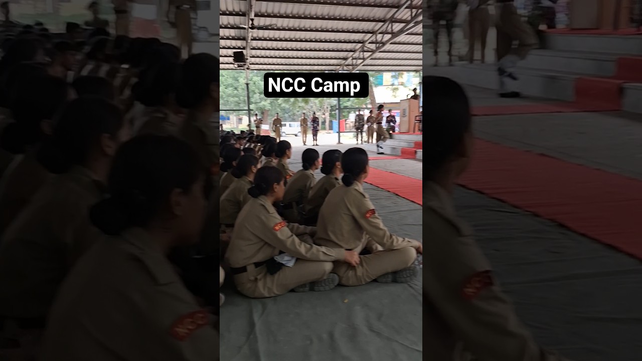 NCC Cadets Discipline in Camp | Life of NCC Cadets | NCC Training Moments