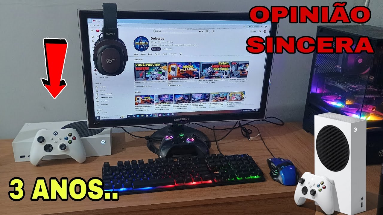 ESTOU 3 ANOS COM MEU XBOX SERIES S - AINDA VALE A PENA !? OPINIÃO SINCERA