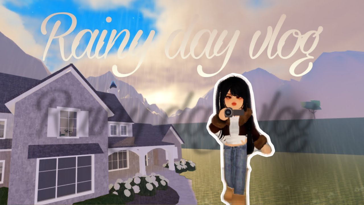 Rainy Day vlog/ Roblox rp/ Berry Avenue