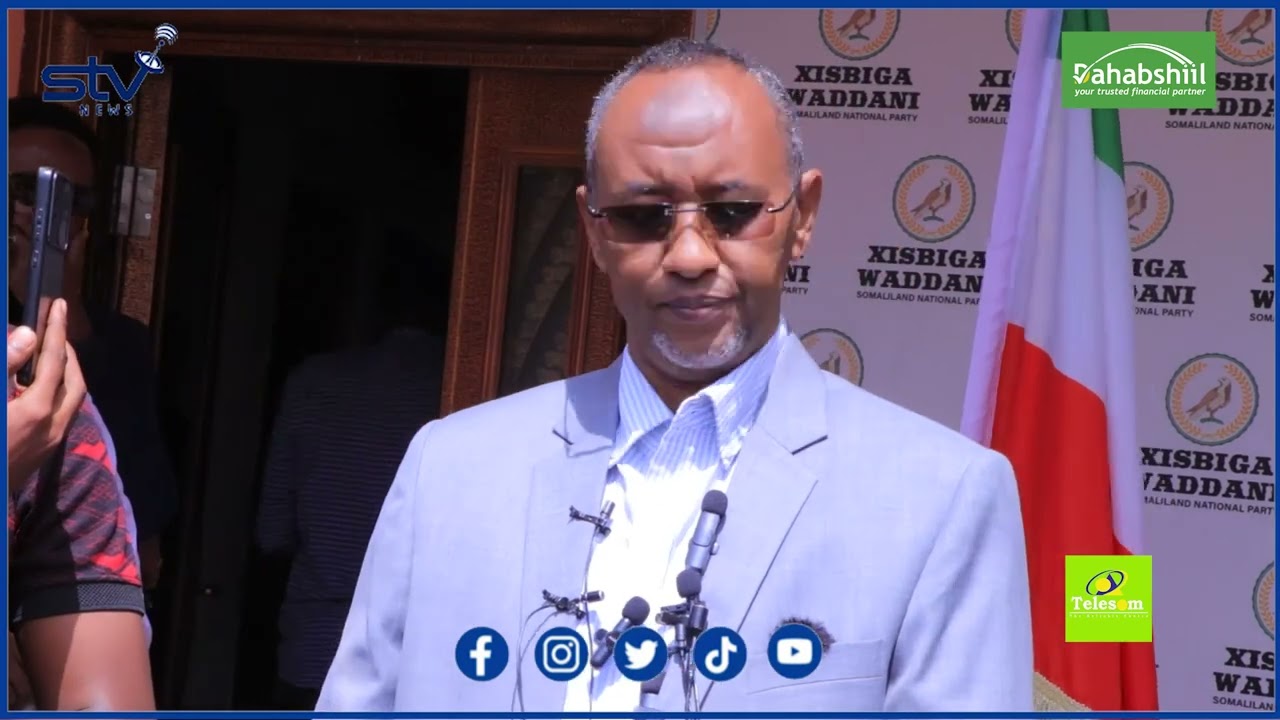 Guddoomiyaha Xisbiga Waddani Xirsi Cali Xaaji Xasan Oo Si Adag Ula hadlay Madaxweynaha Somaliland