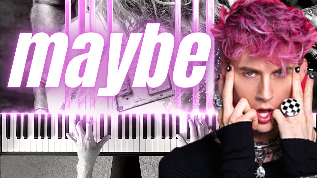 Machine Gun Kelly – maybe ft  Bring Me The Horizon Piano Visualizer