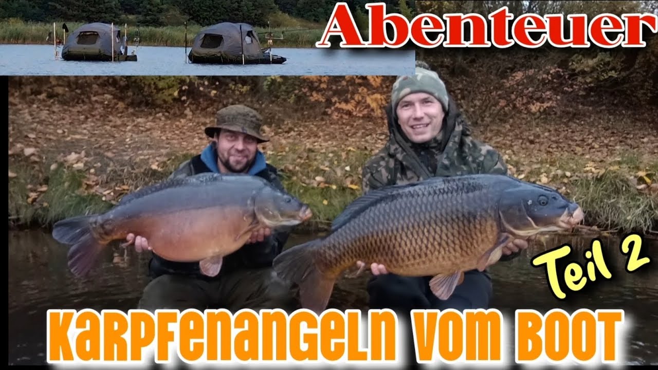Karpfenangeln vom Boot / iBaot & Raptor / Angeln auf Karpfen Teil 2