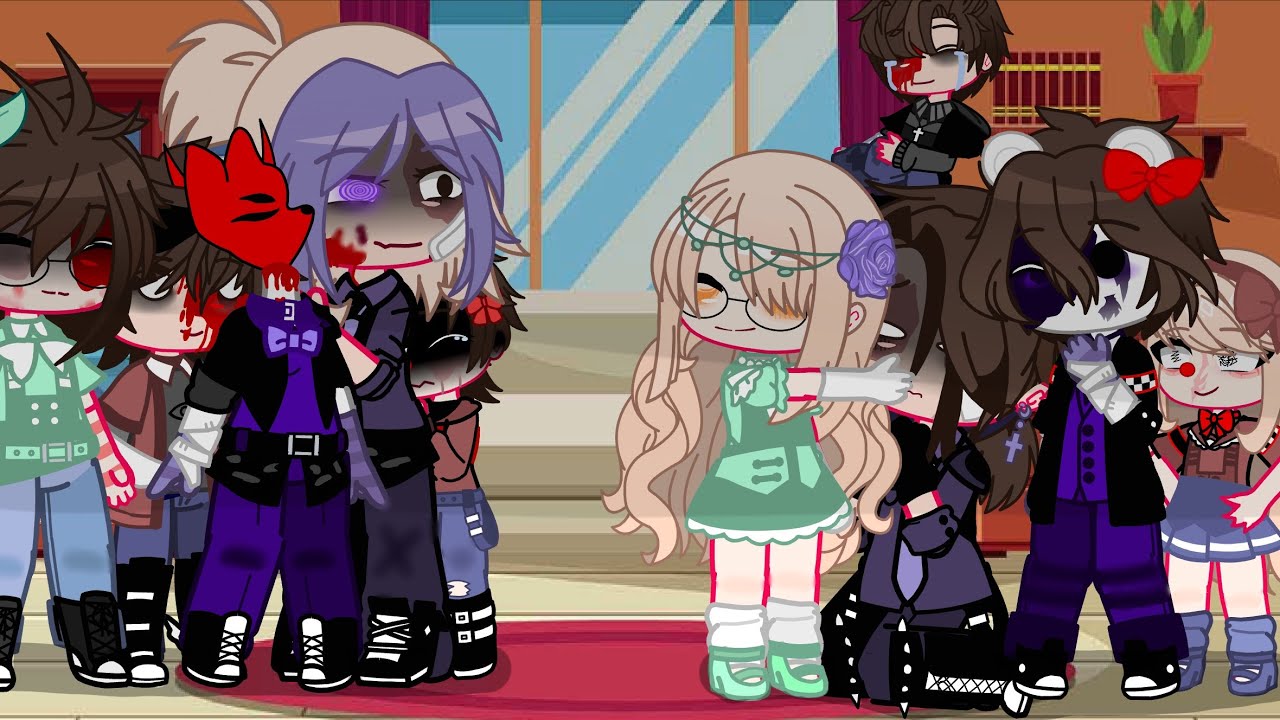 Aftons meet Death Swap Aftons Warning:Blood,My AU,