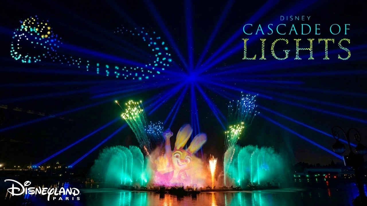 [4K] NEW Disney Cascade of Lights - FULL EXPERIENCE | Disneyland Paris 2026