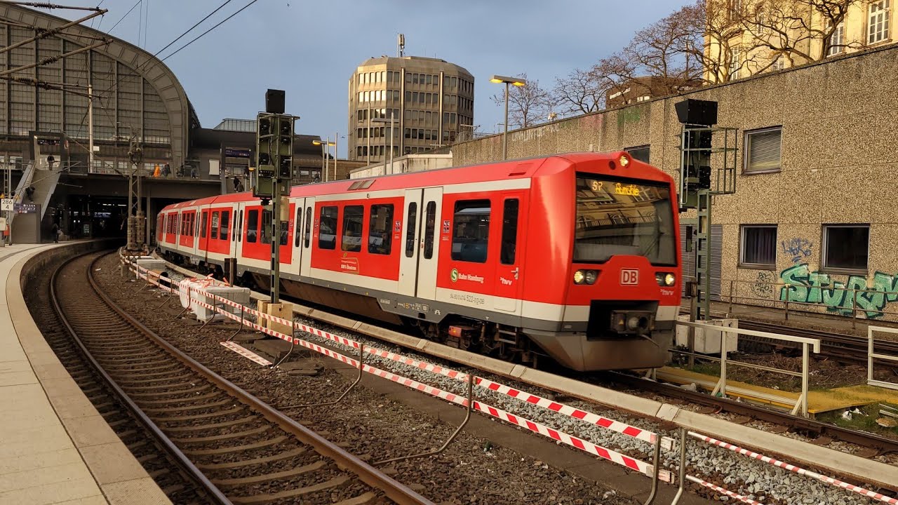 DB Hamburg S-Bahn Train Service Departing From Hamburg Hauptbahnhof Station 10/3/2026