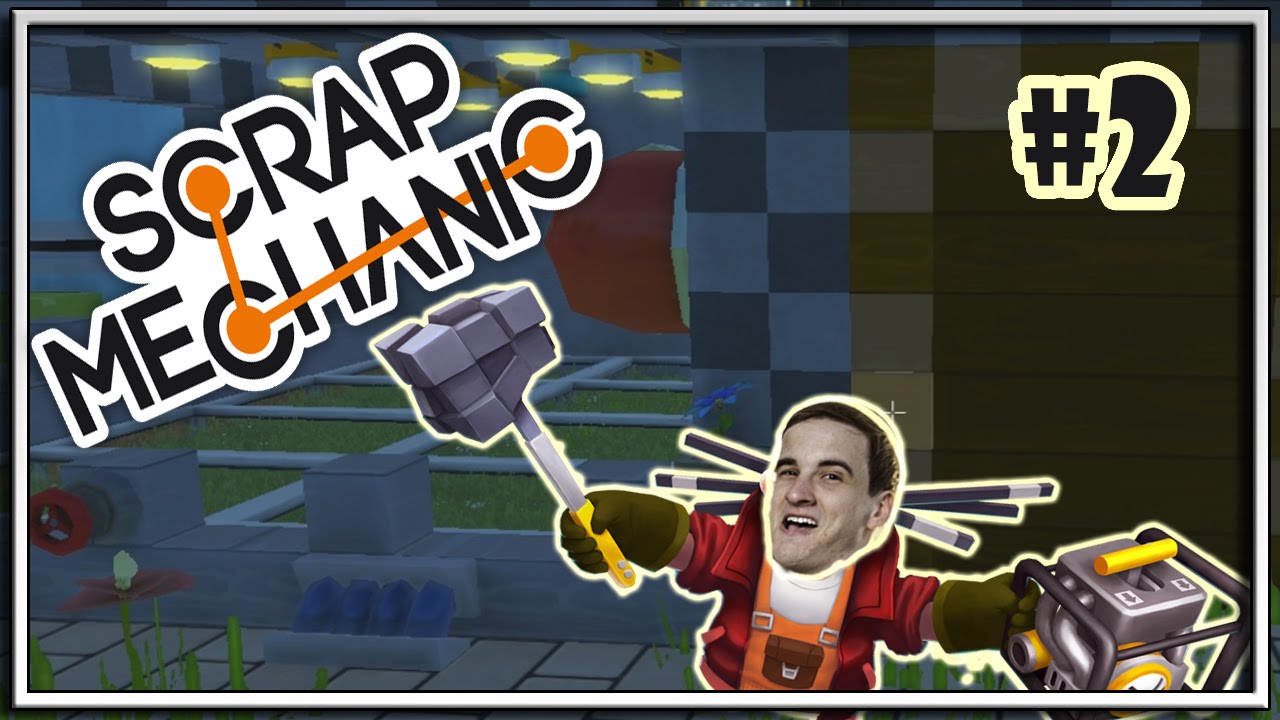 Zagrajmy w Scrap Mechanic (Odcinek 2) Tajne laboratorium marihuany!? [Scrap Mechanic PL]