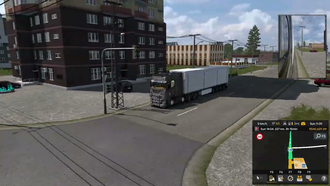 Euro Truck Simulator 2 Scania v8 realistic drive