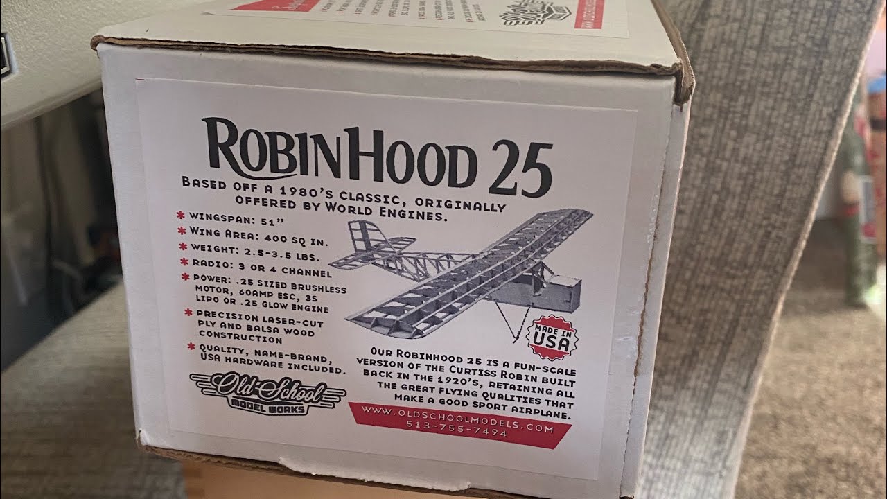 Robinhood 25 Unboxing - Old School Model Works