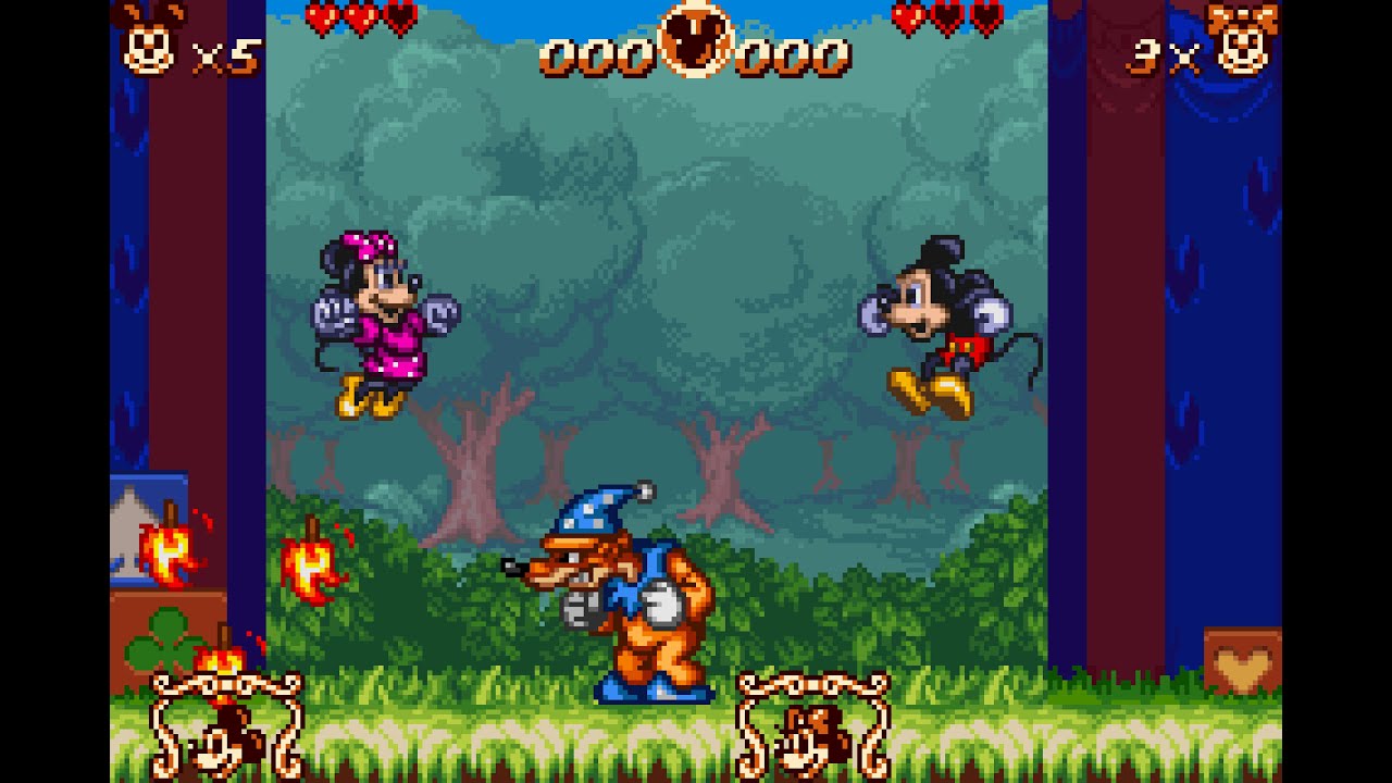 Disney's Magical Quest 2 Starring Mickey and Minnie Game Boy Advance 2 player 60fps