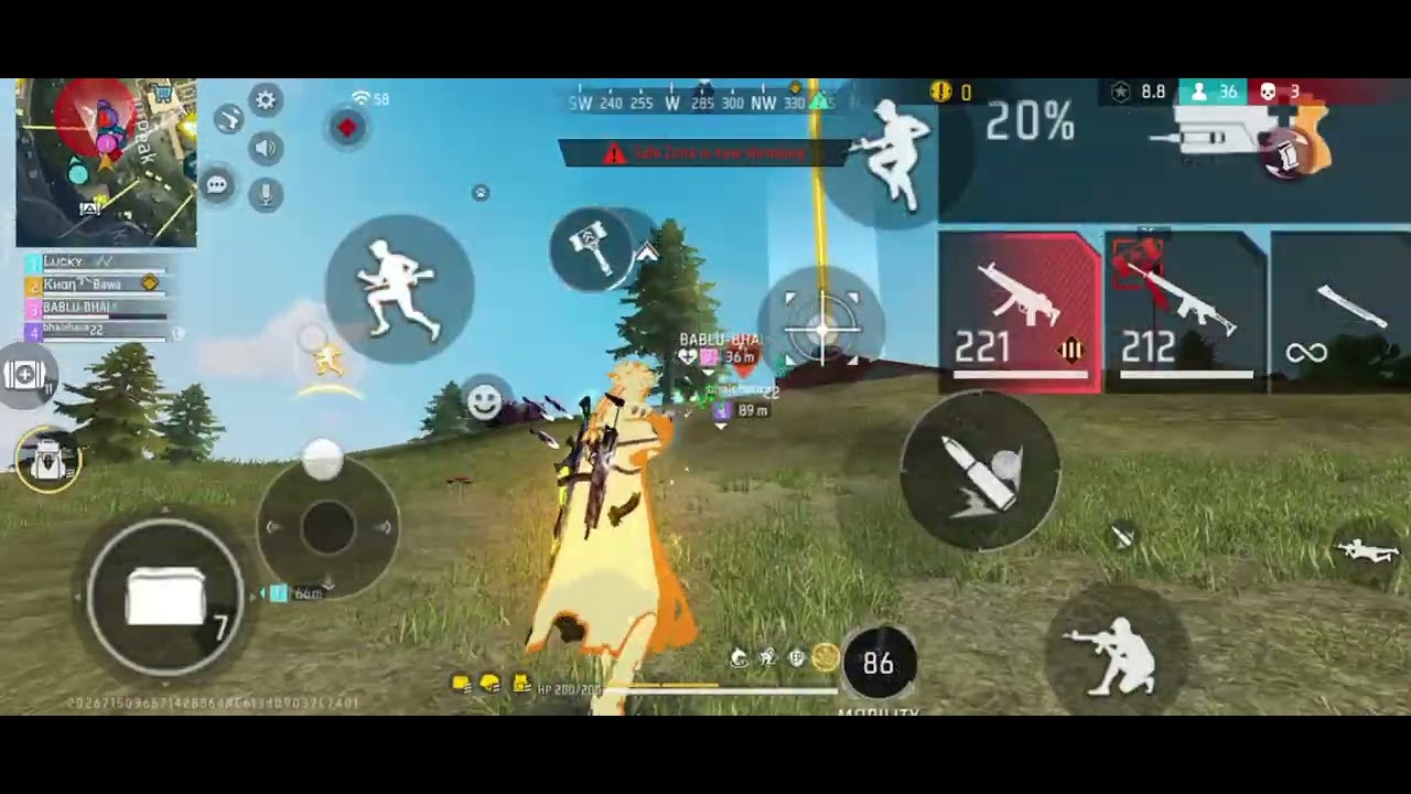 free fire legend headshot new reels viral video free fire 😎🔥😎 bhaiya ko 💯🔥😎💯🫨🎮