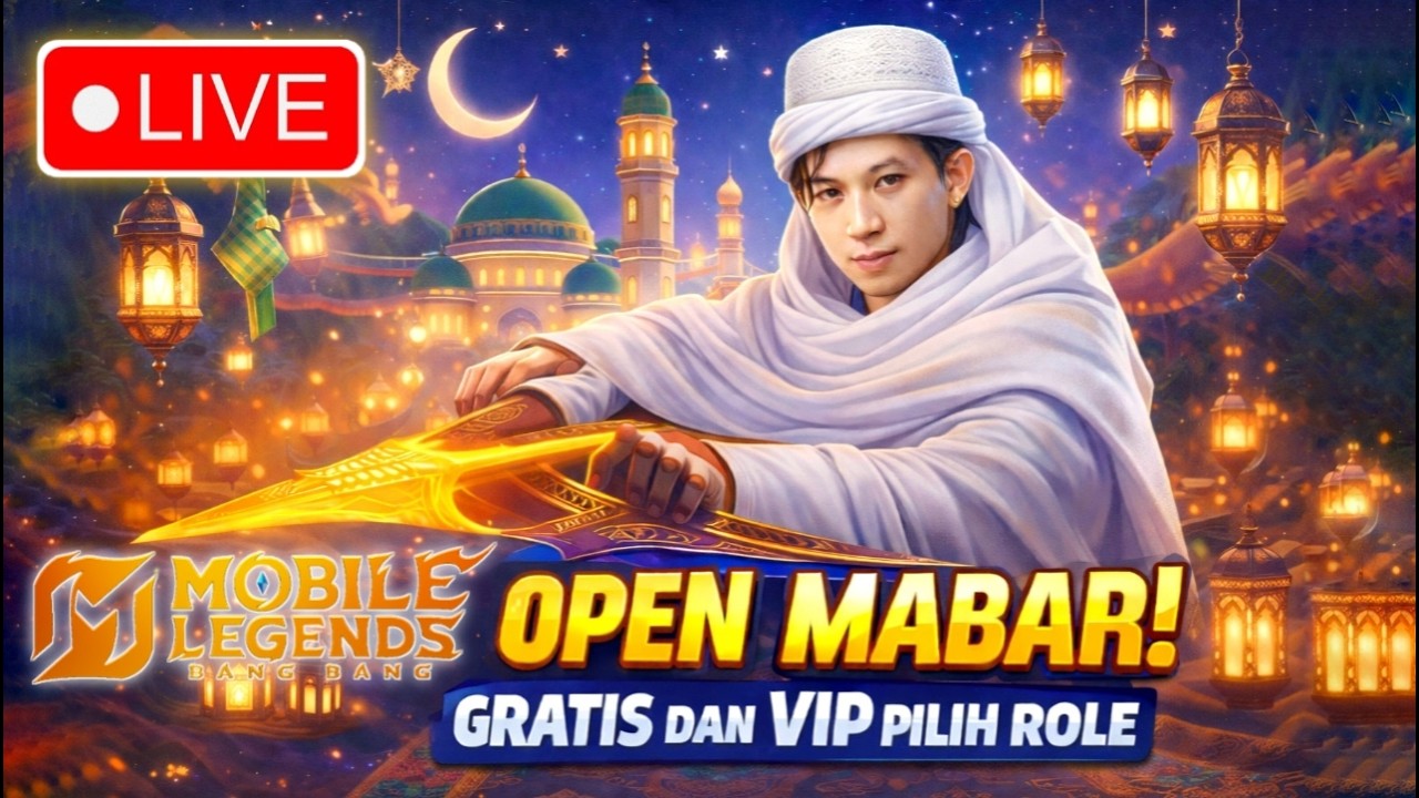 🔴 OPEN MABAR GRATIS & VIP (PILIH ROLE) ❗ PUSH RANK AKHIR SEASO LESGOW KING #ramadanwithyoutube