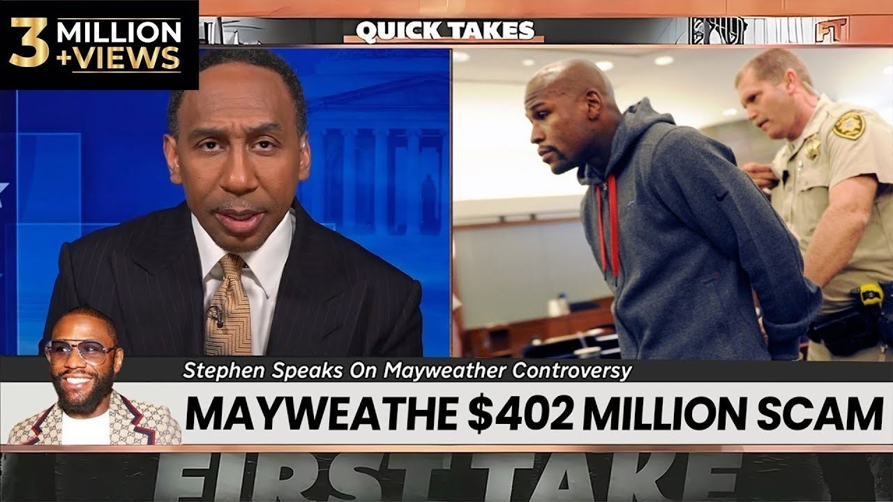 Stephen A. Smith BLASTS Floyd Mayweather Over $402M SCAM — “He’s BROKE?!”