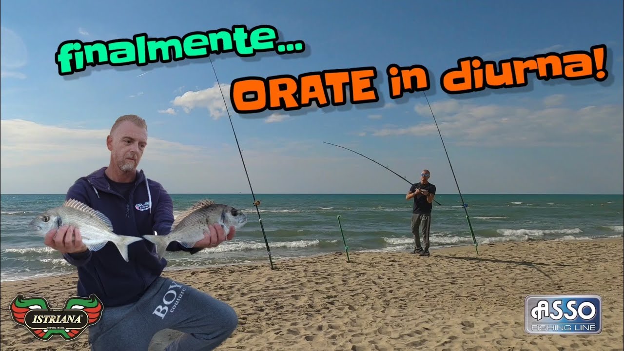 Alla ricerca dell'ORATA...in spiaggia finalmente in DIURNA!