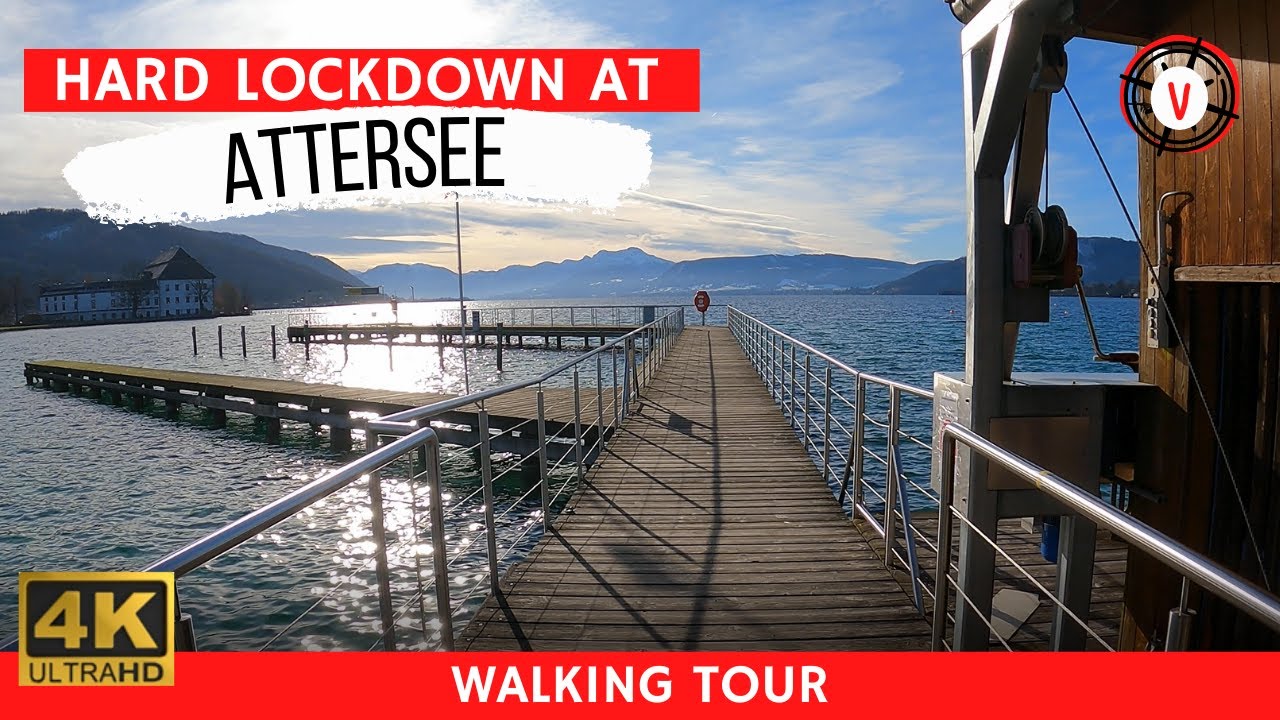 Attersee Austria ☀️ Short Walking Tour  Seewalchen, Kammer and Ager 🦢 (4K Virtual Walking Tour)