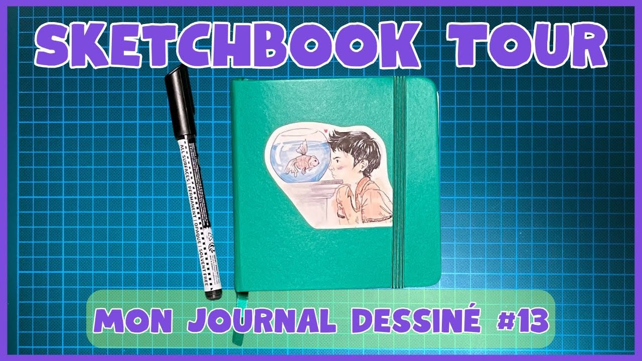 Sketchbook tour Journal dessiné 13 : je suis en retard !