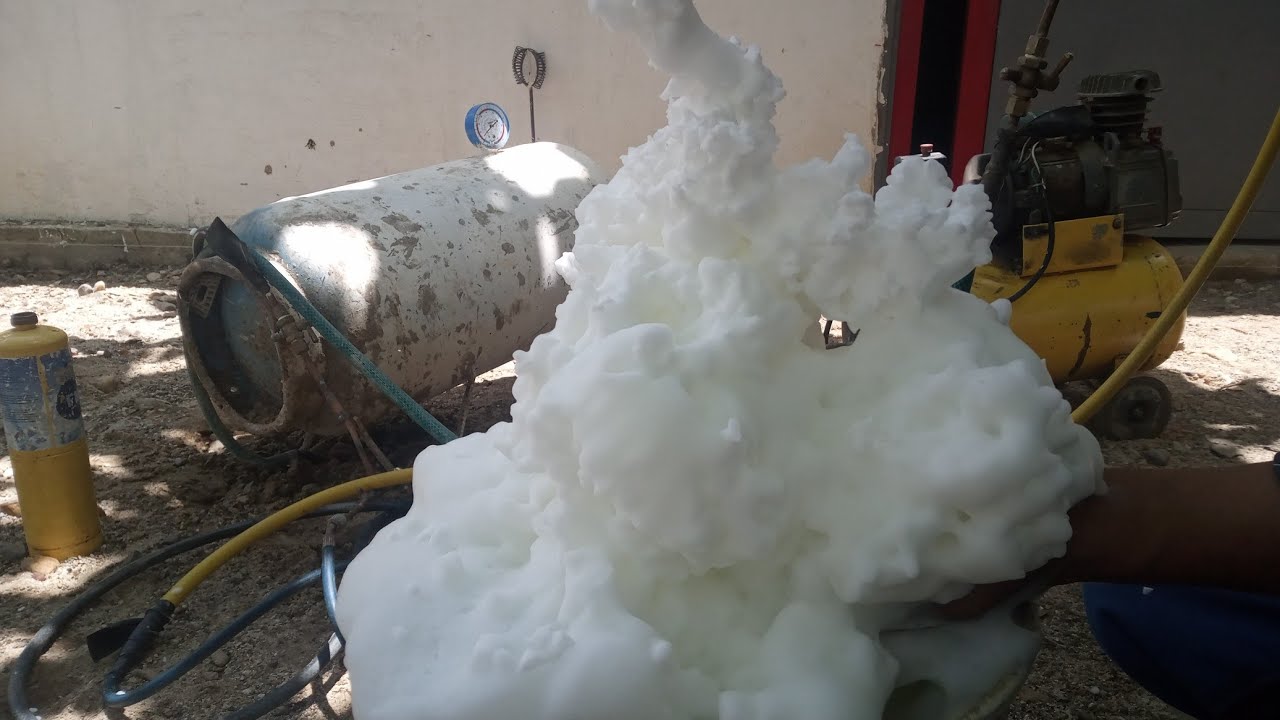 Cómo hacer espuma para Hormigón celular,dos formas diferentes, paso a paso bien explicado.