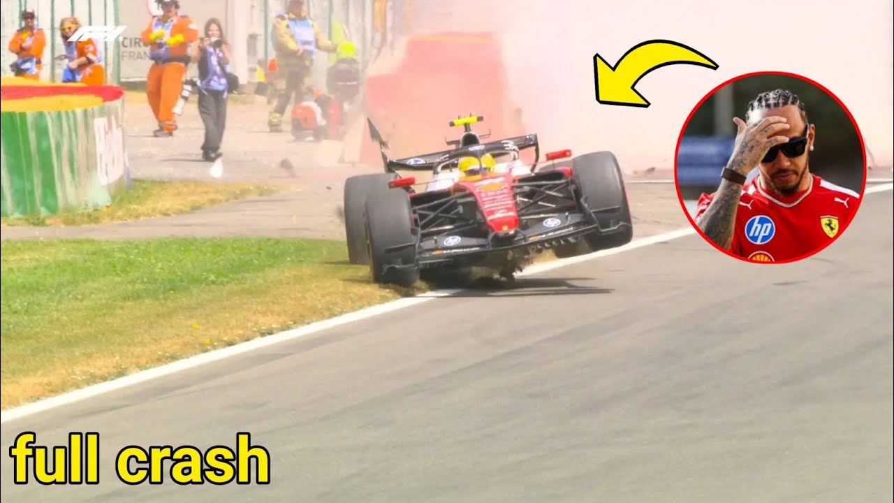 Lewis Hamilton Massive Crash at Belgian Grand Prix 2026 | Spa F1 Crash Highlights | Full Race Update