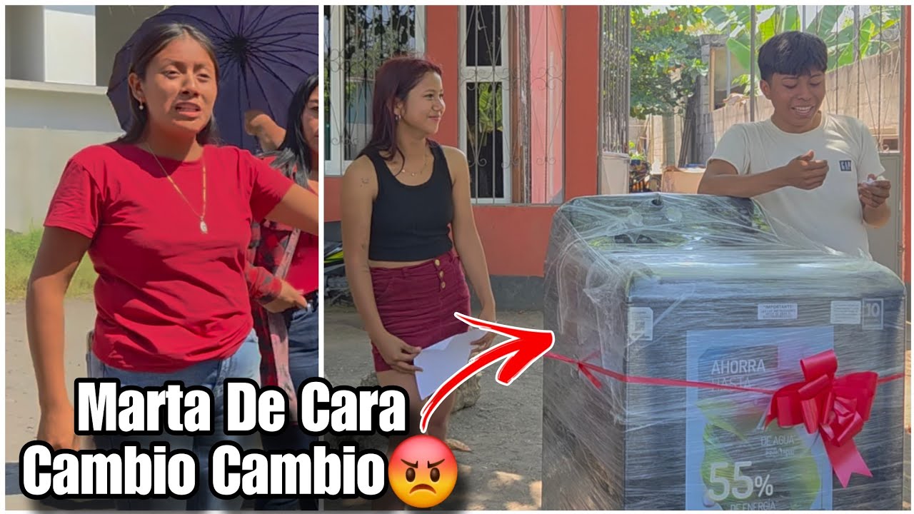 Marta asta de cara cambió al escuchar que el Anonimo le compró la Lavadora a Cristel