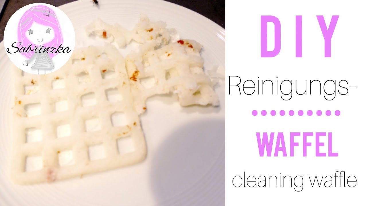 Reinigungswaffel- clean with me-cleaning waffle- Waffeleisen reinigen-Reinigungstrick