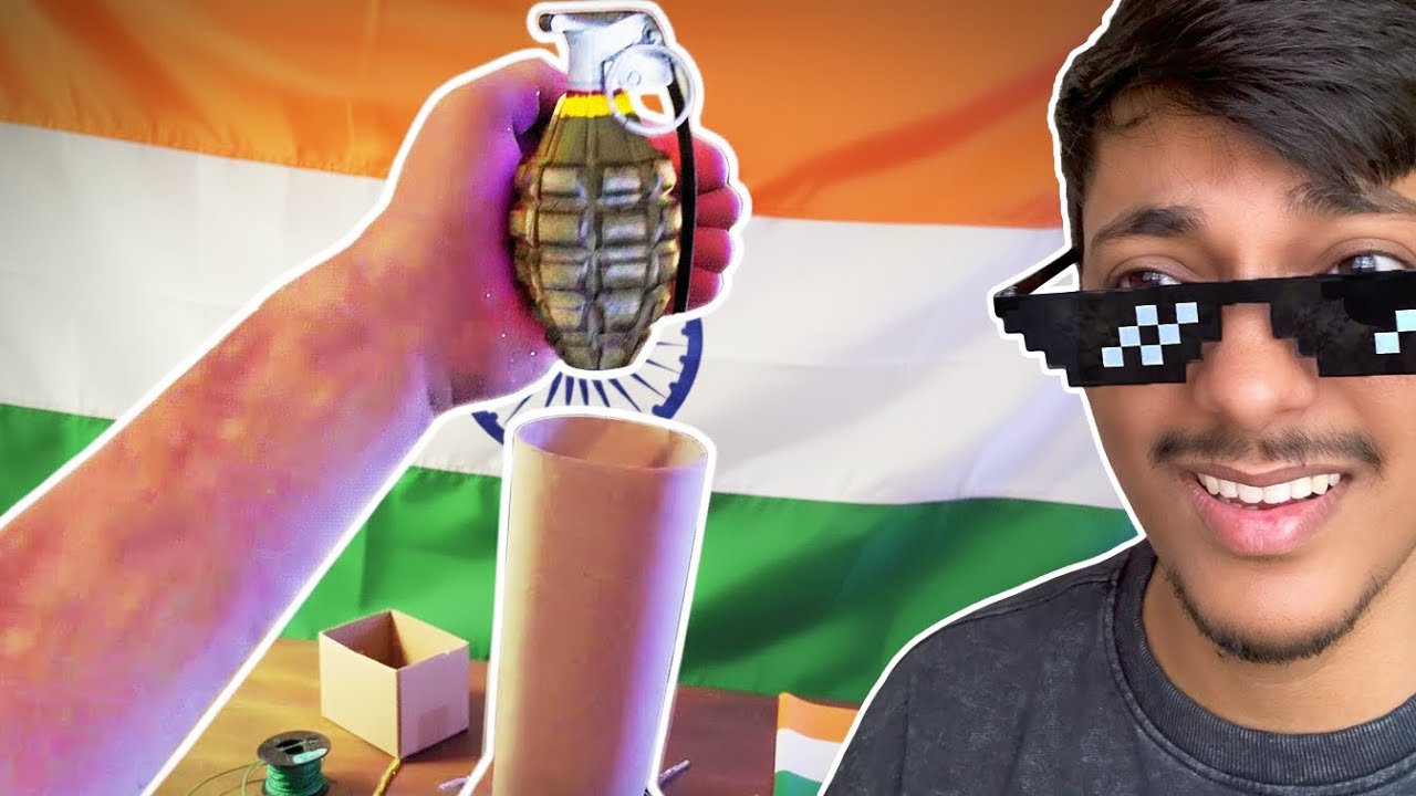 Making a DIWALI Firework (*Gone Wrong) @ButteredSideDown  🤣