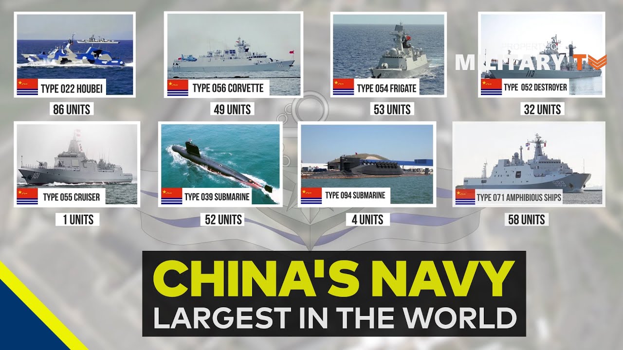 ВМС Китая являются крупнейшими в мире в 2022 г. - ВМС Китая в 2022 г.