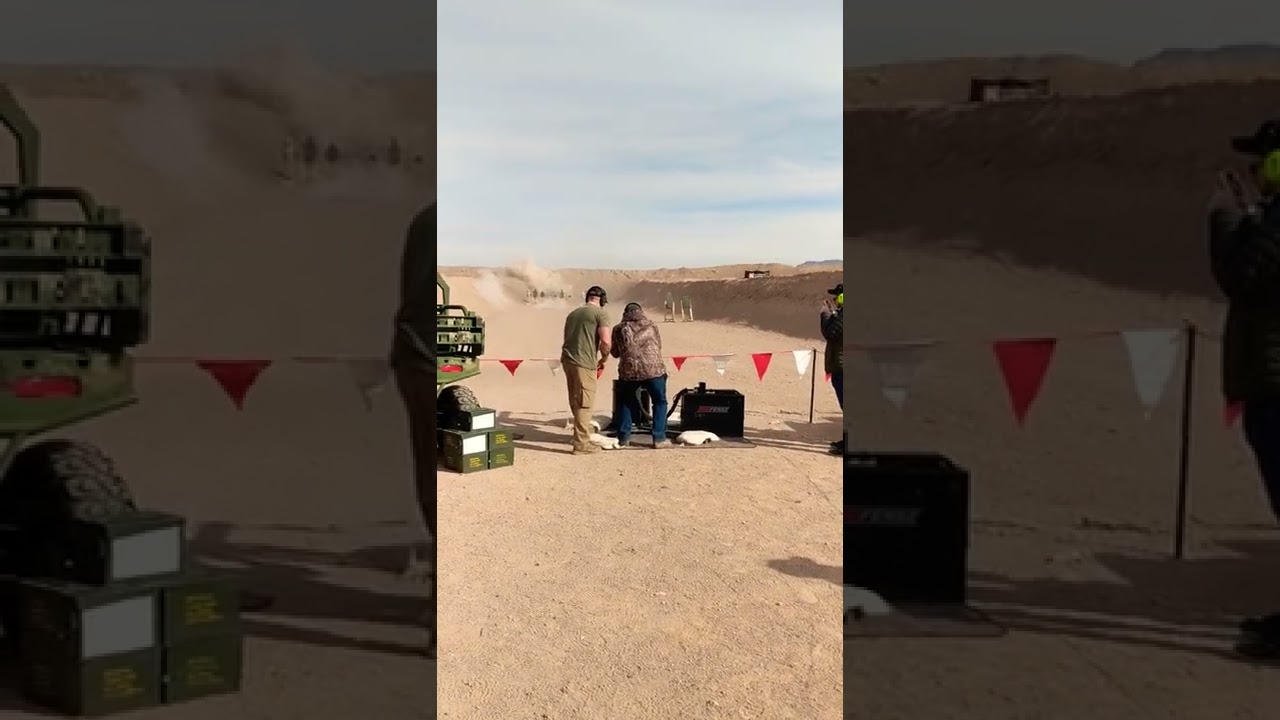 Minigun Wednesday 😎  You might be a redneck if you own a minigun #shorts