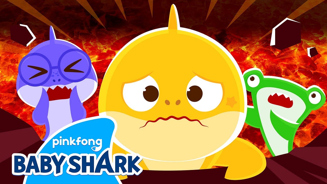 ⚠️ Mission! Cross the Bubbling Lava! | Baby Shark Kindergarten Stories | Baby Shark Official