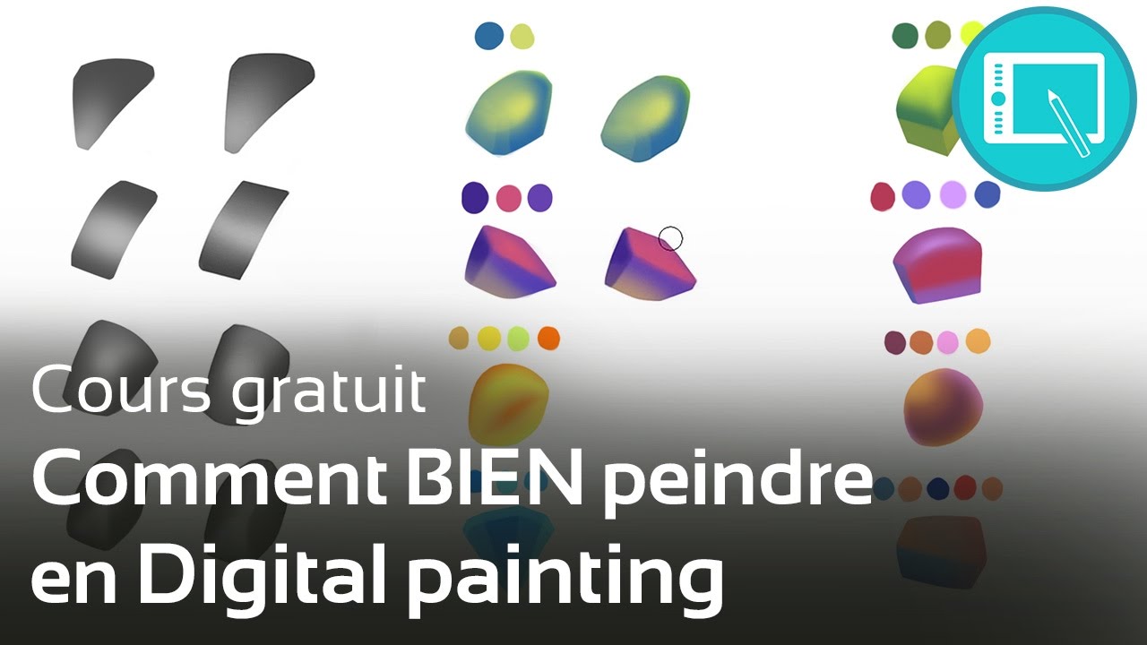 TUTO : Comment bien peindre en Digital painting [Programme 1-Chap 1]