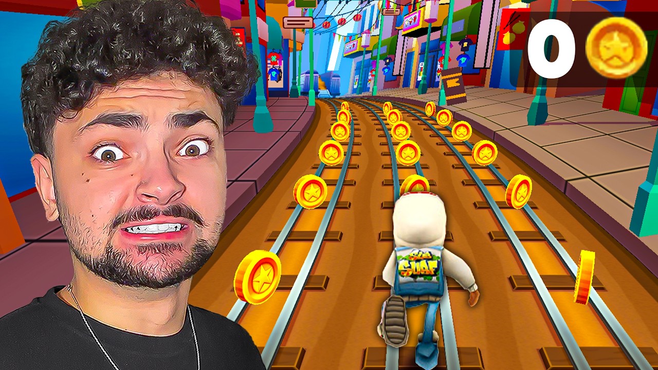 Finir Subway Surfer sans prendre de PIECES ? | 5 défis Subway Surfer