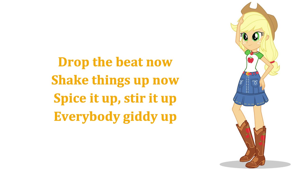 My Little Pony - Equestria Girls Shake Things Up! Lyrics
