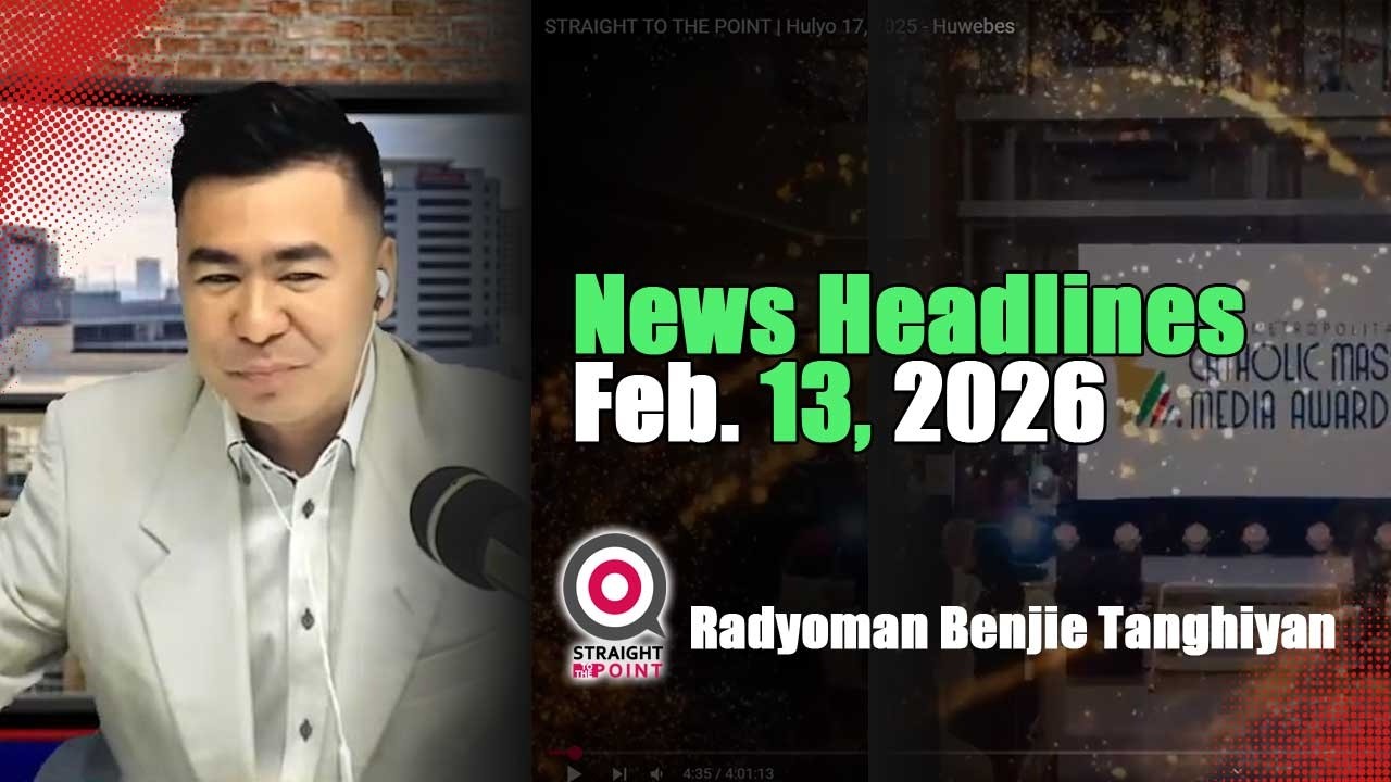 News Headlines | Pebrero 13, 2026 - Biyernes | With Radyoman Atty. Ruphil Fernandez Bano