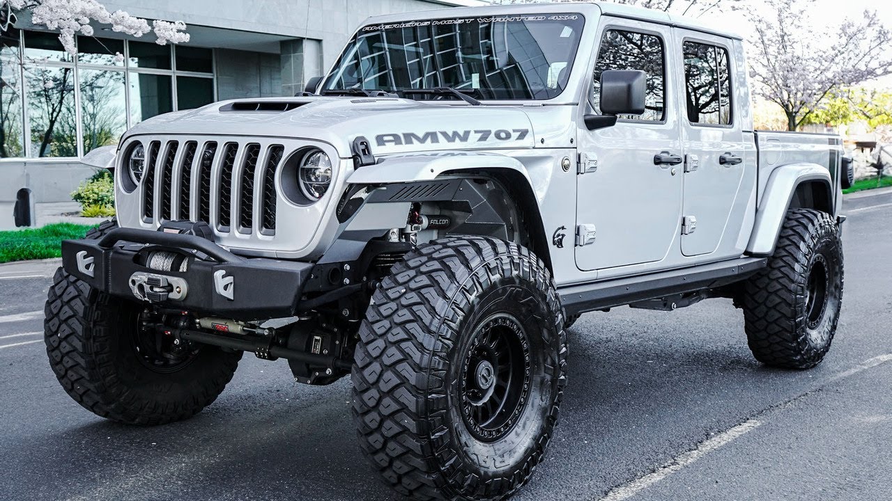 2022 Jeep Gladiator Hellcat Powered AMW 707 6.2L Supercharged V8 Walk-around Video