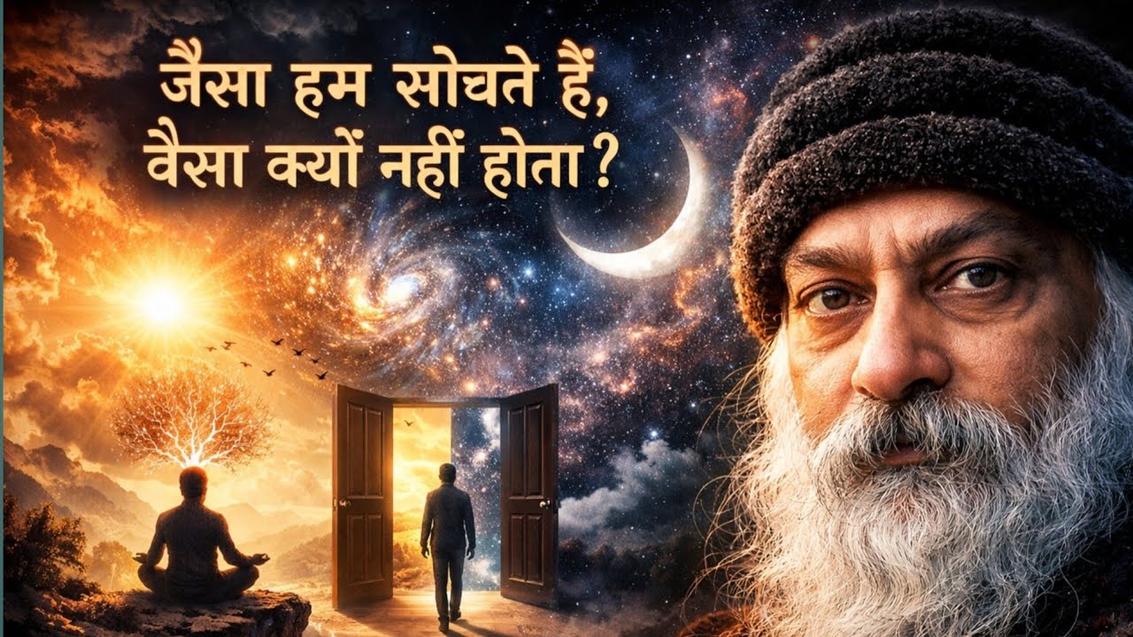 OSHO - जैसा हम सोचते हैं, वैसा क्यों नहीं होता I osho hindi