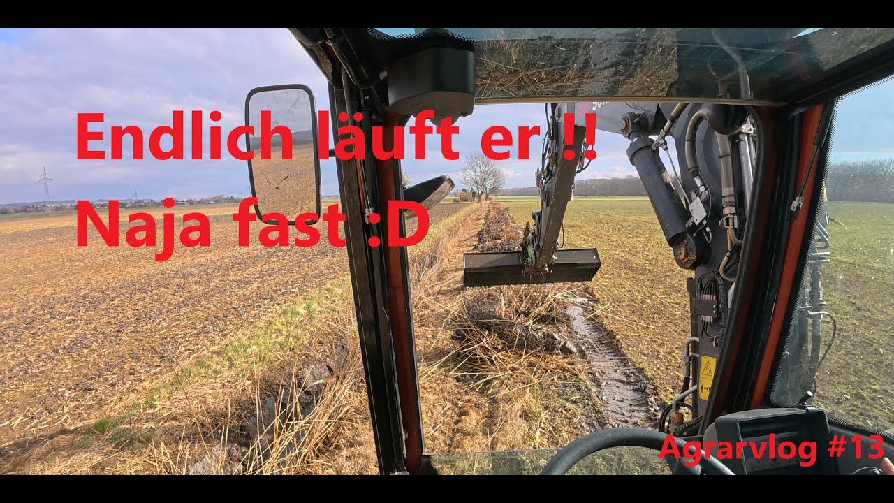 Er läuft endlich !! I Schaeff TW95 Mobilbagger I Agrarvlog #13