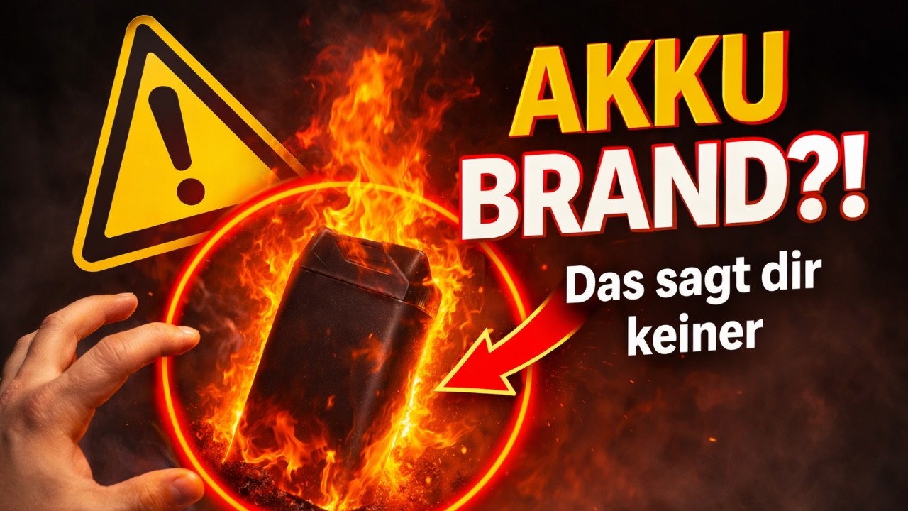 Akku-Brandgefahr: Die Wahrheit, die keiner sagt! 🔥