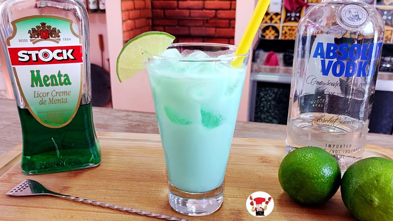 Como Fazer Drink de Vodka Menta e Leite Condensado Perfeito
