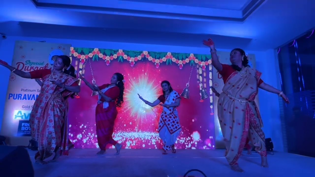 Skywood Durgotsav 2022- Rupang  Dehi| Group dance