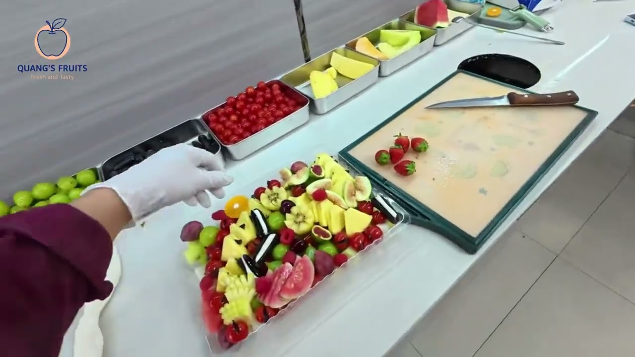 Satisfying Fruit Cutting 🍉🔪 Minimal Clean Slicing by Quang’s Fruits