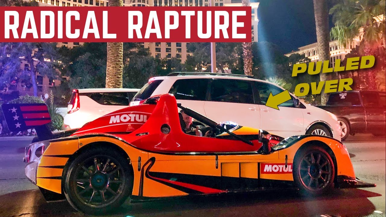 POLICE Pull Over ILLEGAL RACECAR On The Las Vegas Strip