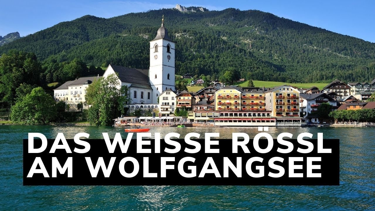 Weisses R&ouml;ssl am Wolfgangsee