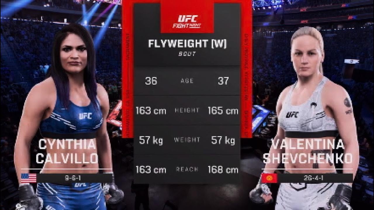 UFC 5: Синтия Кальвильо против Валентины Шевченко
