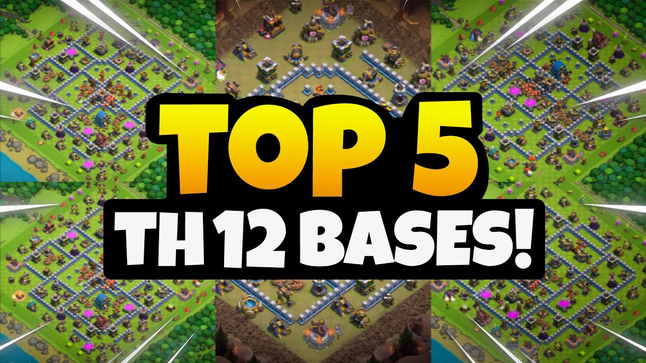 NEW BEST TH12 Base Layouts for 2025! + Links