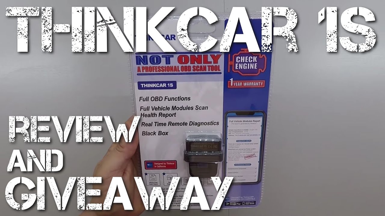 Thinkcar 1s Review and How to Use - Remote Diagnosis OBDII Scanner Bluetooth