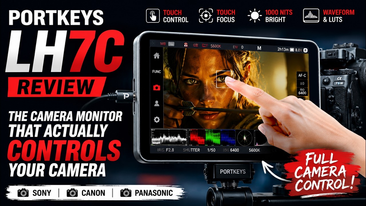 Portkeys LH7C Review: The Camera Monitor That Actually Controls Your Camera