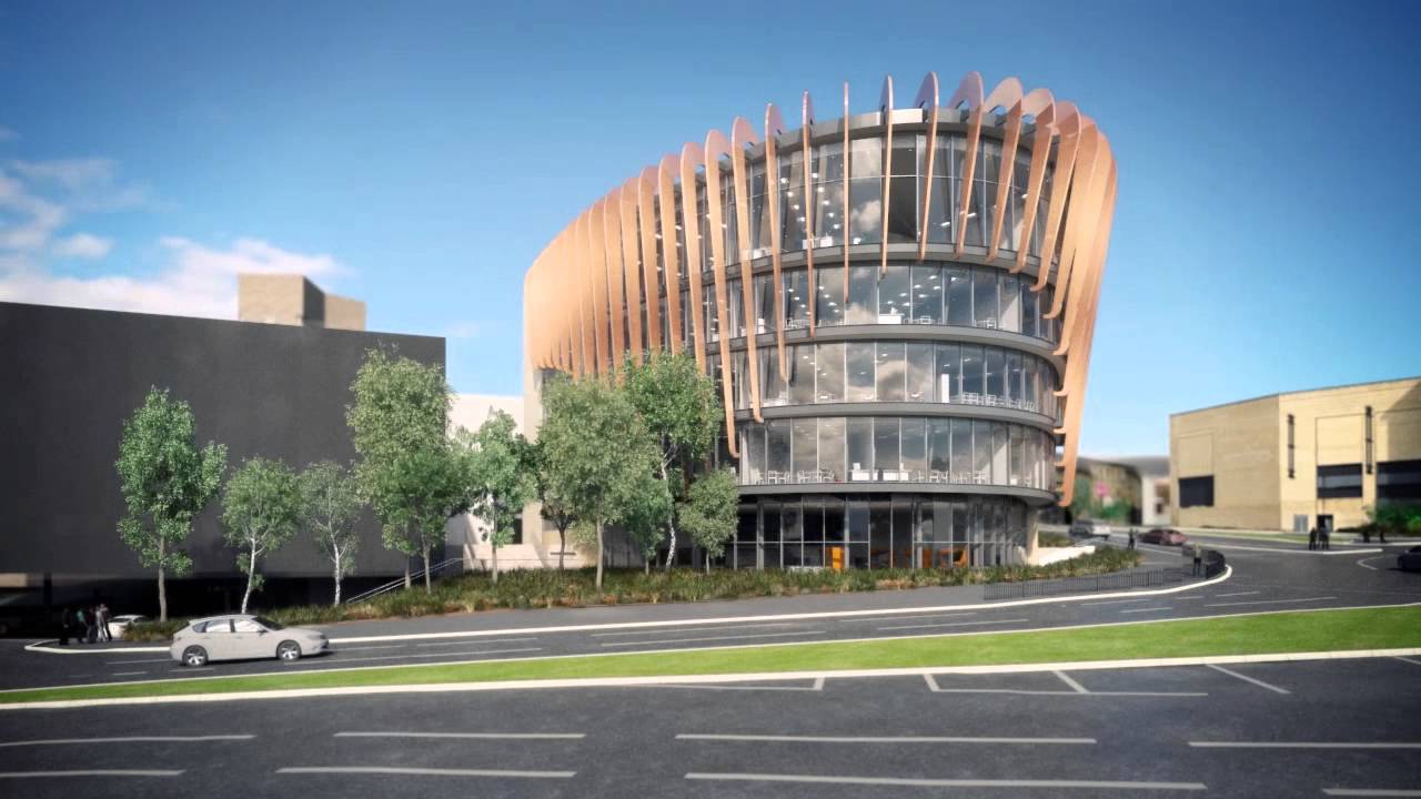 3D animation of the new &pound;27.5million building at the University of Huddersfield