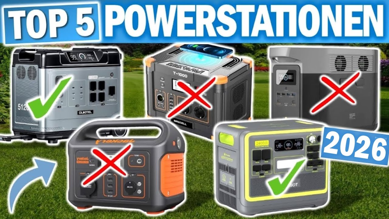 TRAGBARE POWERSTATIONEN: Die 5 Besten Modelle 2026!
